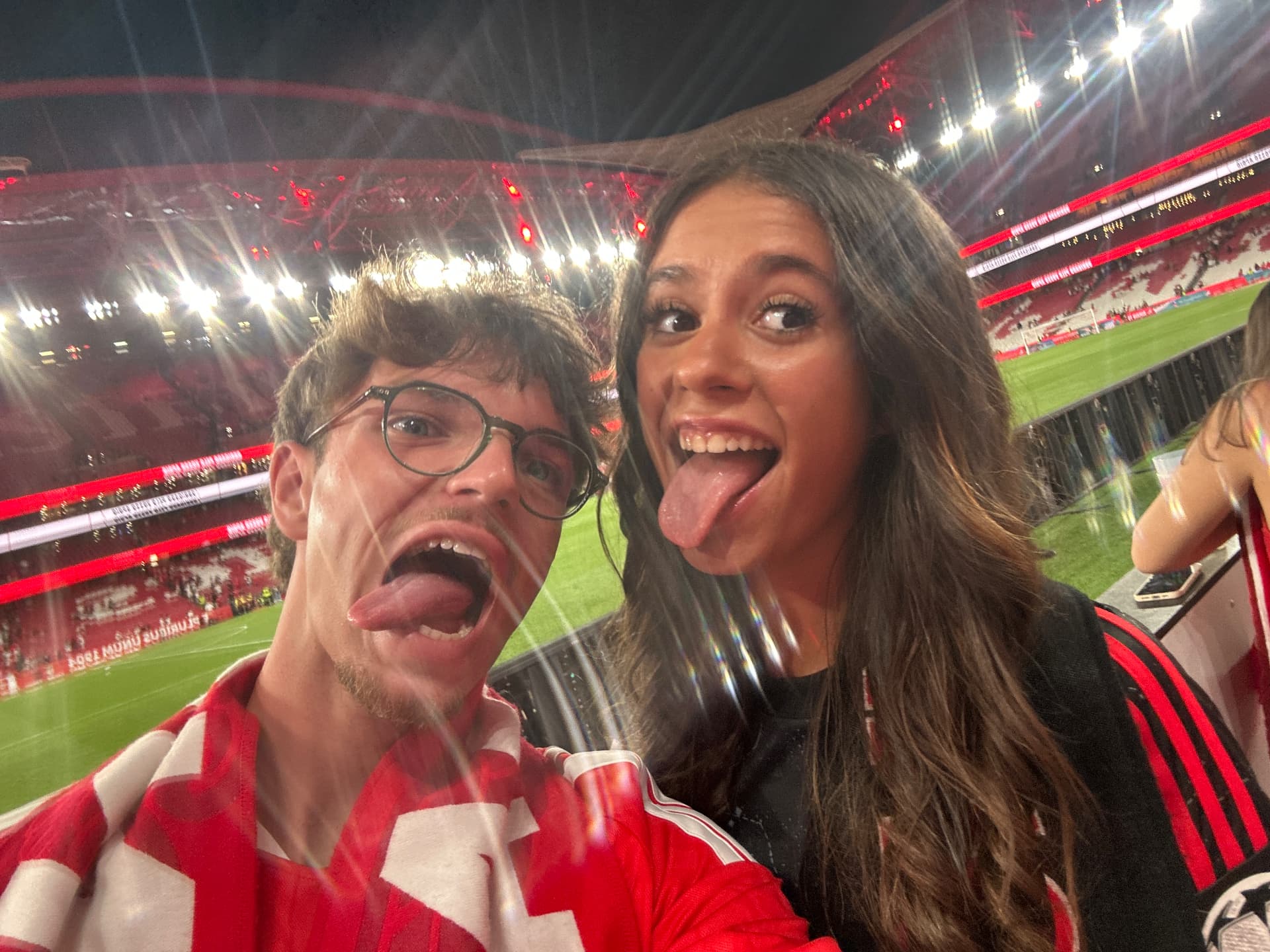 Na primeira fila, no nosso Estádio da Luz
